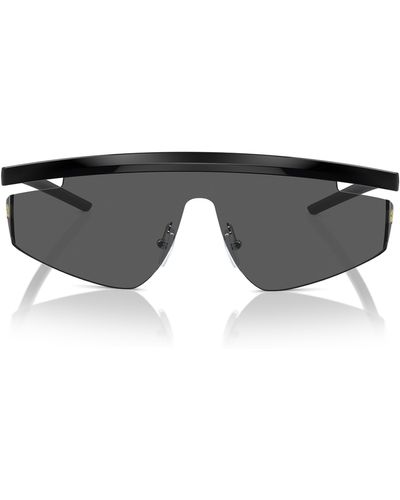 Scuderia Ferrari 140mm Irregular Sunglasses - Black