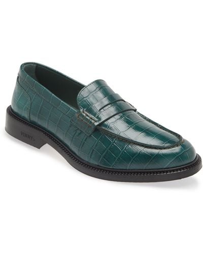 VINNY'S Townee Penny Loafer - Green