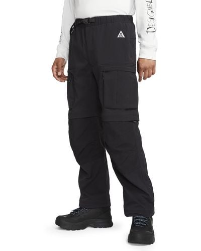 Nike Acg Smith Summit Convertible Cargo Pants - Black