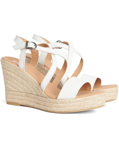 Barbour Lucia Espadrille Wedge Sandal - Natural