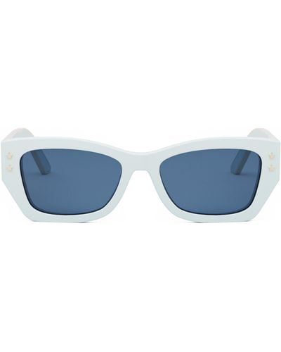 Dior 'pacific S2u 53mm Square Sunglasses - Blue