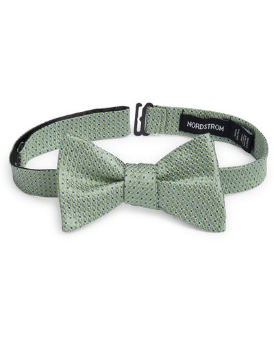 Nordstrom Silk Bow Tie - Green