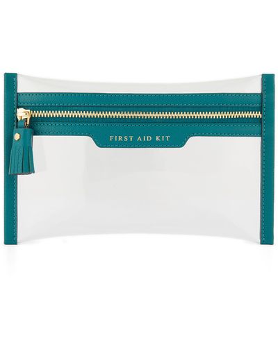 Anya Hindmarch First Aid Kit Recycled Tpu Zip Pouch - Green