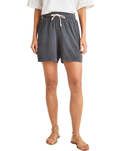 Splendid Alexia Drawstring Shorts - Blue