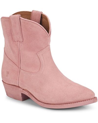 Frye Billy Western Boot - Pink