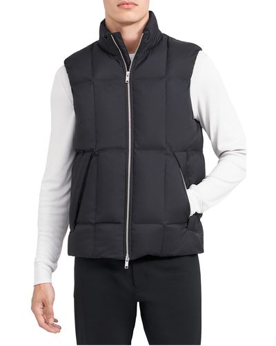 Theory Aaron Washer Down Vest - Blue