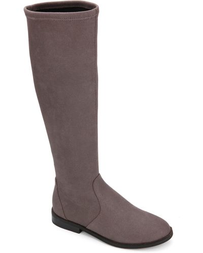 Gentle Souls Emma Stretch Knee High Boot - Brown