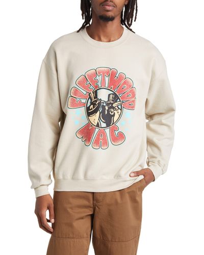 Merch Traffic Fleetwood Mac Cotton Blend Graphic Sweatshirt - Multicolor