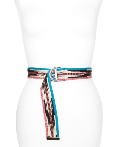 Isabel Marant Balknit Knit Belt - White