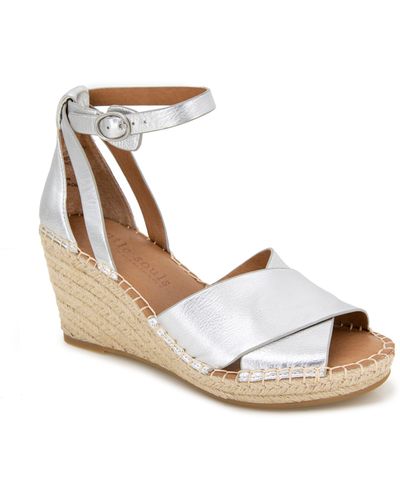 Kenneth Cole Charli X Wedge Sandal - White