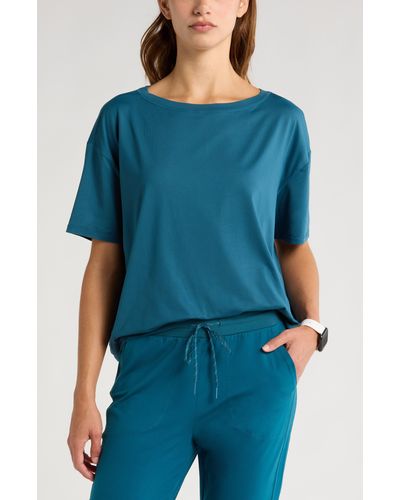 Zella Equilibrium Cocoon T-shirt - Blue