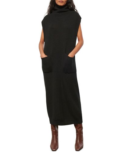 Mara Hoffman Fadia Organic Cotton Maxi Sweater Dress - Black