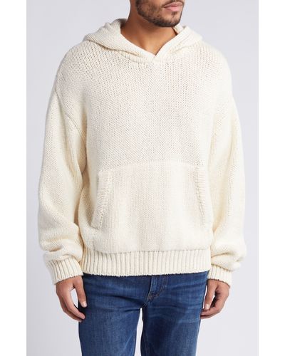 FRAME Chunky Hooded Sweater - White