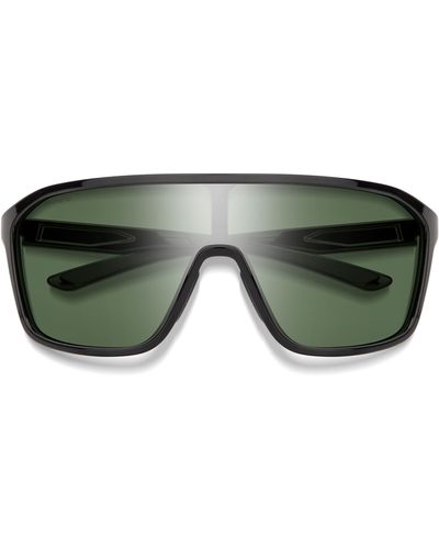 Smith Boomtown 135mm Chromapoptm Polarized Shield Sunglasses - Green
