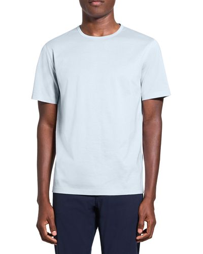 Theory Precise Luxe Cotton Jersey Tee - White