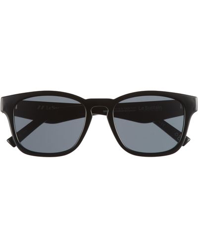 Le Specs Players Playa 54mm D-frame Sunglasses - Black