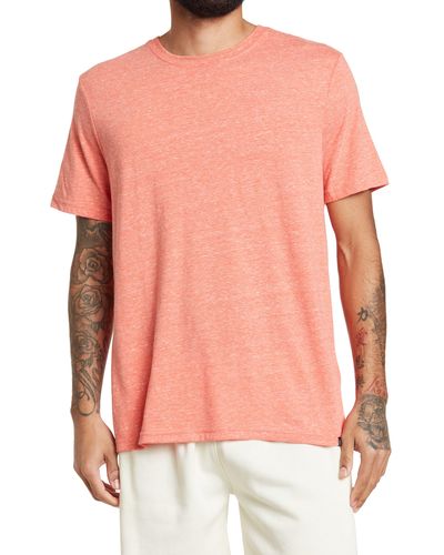 Threads For Thought Slim Fit Crewneck T-shirt - Pink