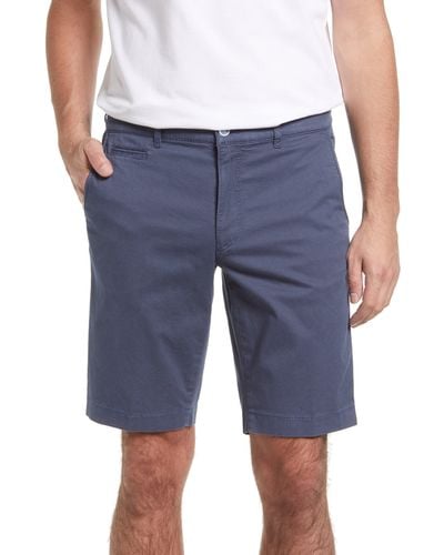 Brax Bari Cotton Blend Bermuda Shorts - Blue
