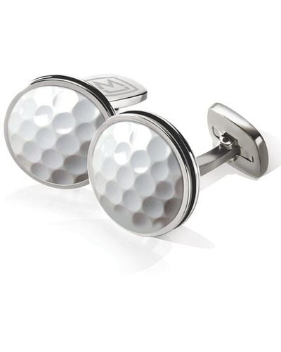 M-clip M-clip Golf Ball Cuff Links - Metallic