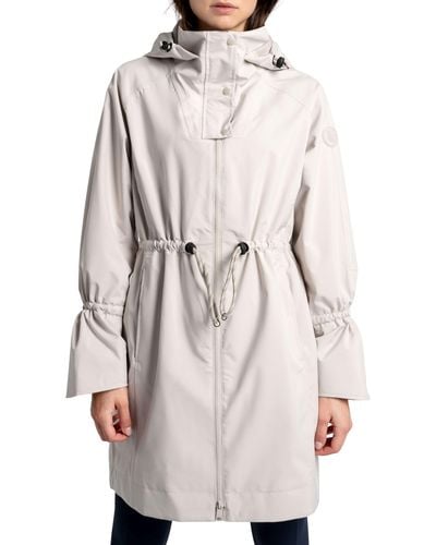 Lolë Piper Waterproof Oversize Rain Jacket - White