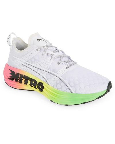 PUMA Foreverrun Nitro Futrograde Running Sneaker - White