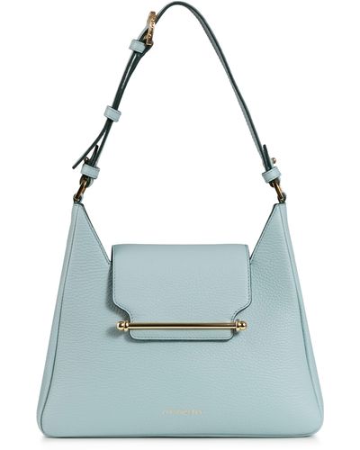 Strathberry Multrees Leather Hobo - Blue