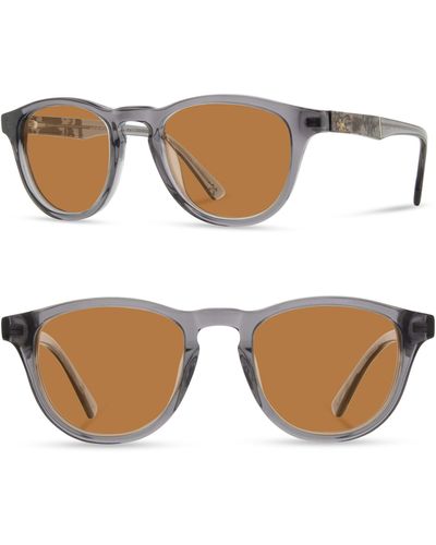 Shwood 'francis' 49mm Polarized Sunglasses - White