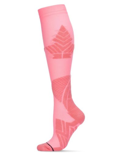 Memoi Ultra Tech Performance Socks - Pink