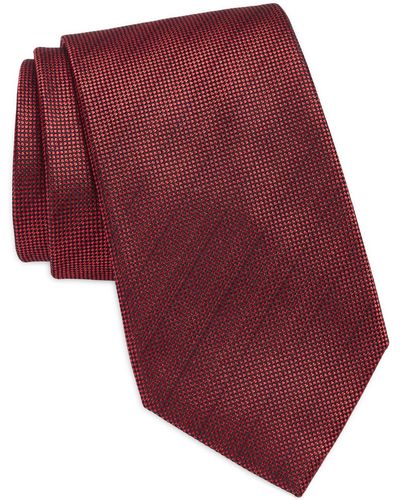 Nordstrom Solid Silk Tie - Red
