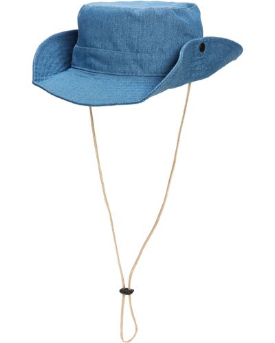 BP. Washed Cotton Bucket Hat - Blue