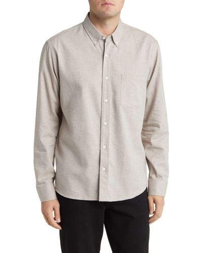 Billy Reid Tuscumbia Classic Fit Button-down Shirt - Natural