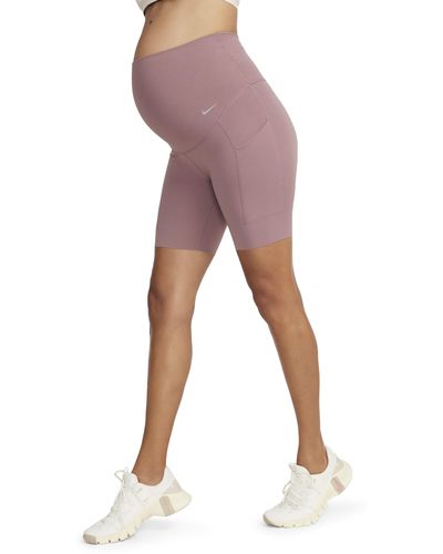 Nike Zenvy Maternity Bike Shorts - Multicolor