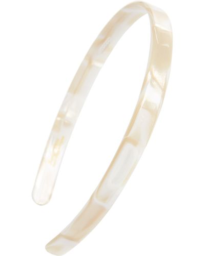 France Luxe Skinny Headband - White