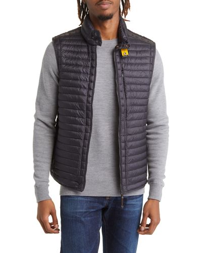 Parajumpers Gino Water Repellent Down Puffer Vest - Gray