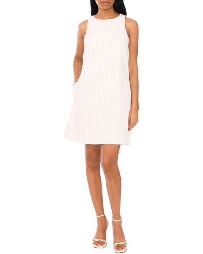 Halogen® Halogen(r) Sleeveless Linen Blend A-line Dress - White