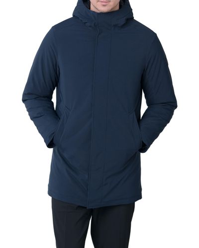 The Recycled Planet Company Everdas Water Resistant & Windproof Down Parka - Blue