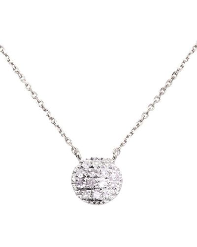 Dana Rebecca Lauren Joy Diamond Disc Pendant Necklace - Metallic