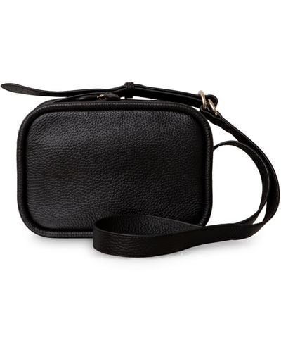 Yvonne Kone Giullia Leather Crossbody Camera Bag - Black