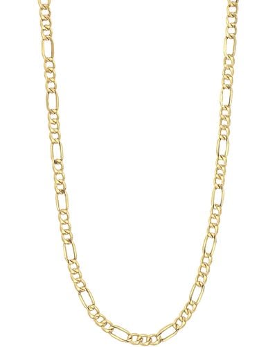 Bony Levy 14k Gold Figaro Chain Necklace - Metallic