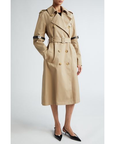 Coperni Hybrid Double Breasted Trench Coat - Natural