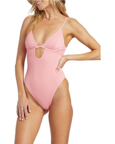 Billabong Summer High Reese Cutout One-piece Swimsuit - Pink