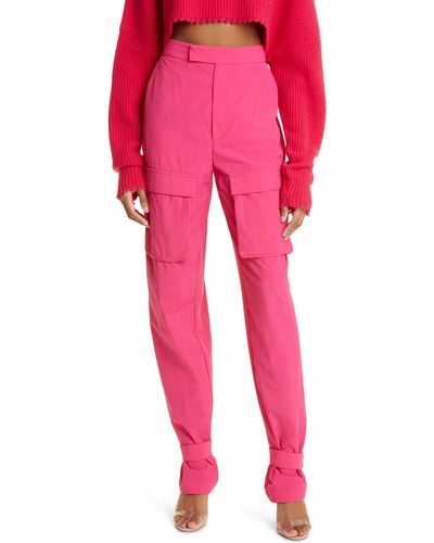 LAPOINTE Nylon Cargo Pants - Pink