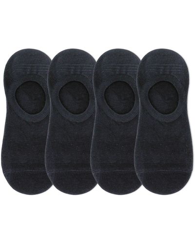 K Bell Socks 4-pack Low-cut Sock Liners - Black