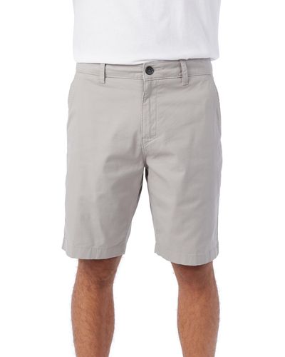 O'neill Sportswear Jay Stretch Flat Front Bermuda Shorts - Gray