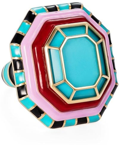 Nevernot Grab 'n' Go Ready To Release Turquoise Ring - Blue