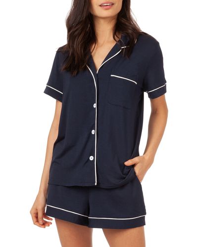 Lively The All Day Pajama Shirt - Blue
