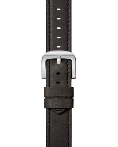 Shinola Interchangeable Leather Watch Strap - Black
