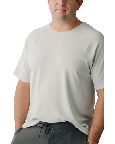 Cozy Earth Ultrasoft Raglan T-shirt - Gray