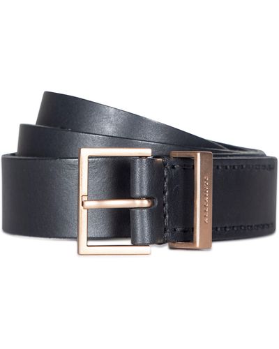 AllSaints Leather Belt - Blue