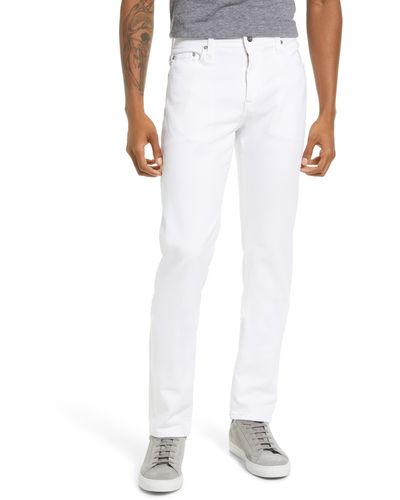 AG Jeans Tellis Slim Fit Jeans - White